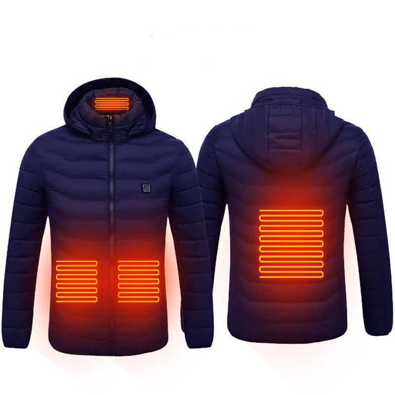 New Heated Jacket Coat USB Electric Jacket Cotton Heater Thermal Clothing Heating Vest - 𝓢𝓱𝓸𝓹𝓵𝓮𝓬𝔂