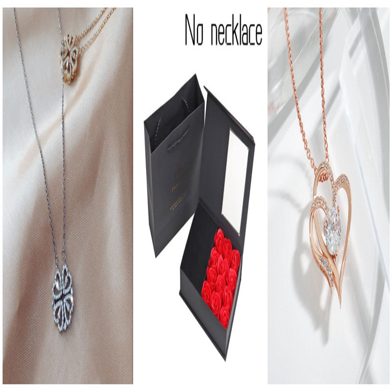 Explosive Style Detachable Deformed Four-leaf Clover Necklace For Women A Multi-wearing Zircon Small Love Short Clavicle Chain - 𝓢𝓱𝓸𝓹𝓵𝓮𝓬𝔂