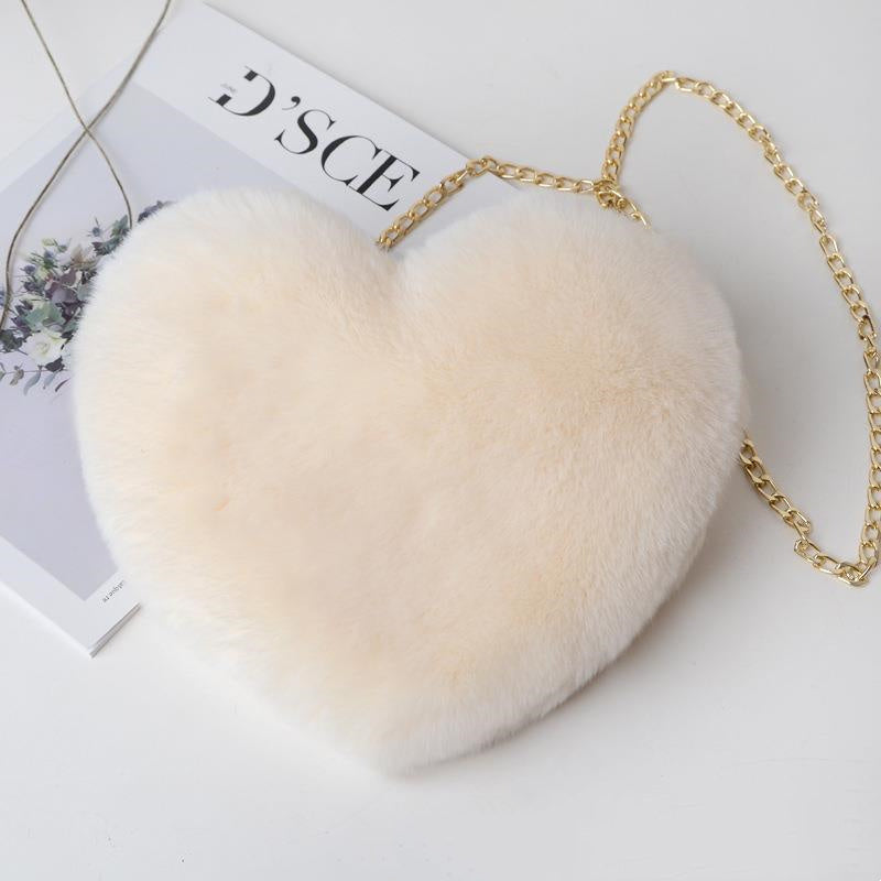 Love Bags For Women Plush Chain Shoulder Bags Valentine's Day Party Bag - 𝓢𝓱𝓸𝓹𝓵𝓮𝓬𝔂