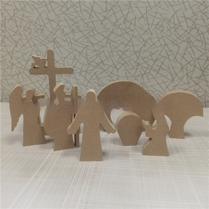 Easter Scene Wooden Decoration - 𝓢𝓱𝓸𝓹𝓵𝓮𝓬𝔂