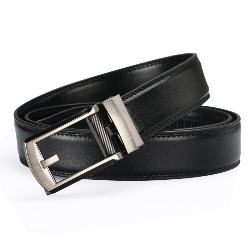 Two-layer Cowhide Fake Needle Automatic Buckle Men's Special Belt - 𝓢𝓱𝓸𝓹𝓵𝓮𝓬𝔂