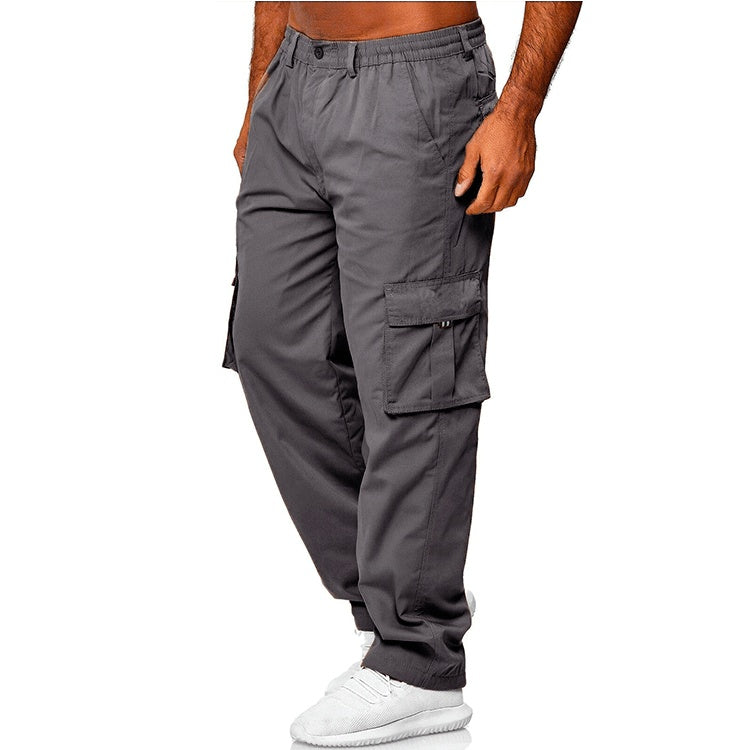 Men's Casual Multi-pocket Loose Straight Cargo Pants - 𝓢𝓱𝓸𝓹𝓵𝓮𝓬𝔂