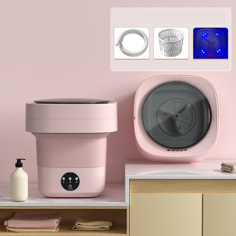 Mini Foldable Washing Machine Portable Mini Socks Underwear Panties Washing Machine Big Capacity 3 Models With Spinning Dry Gadgets - 𝓢𝓱𝓸𝓹𝓵𝓮𝓬𝔂