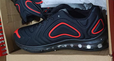 Casual Air Cushion Black Shoes Men Outdoor Breathable  Lace-up Sneakers Running Sports Shoes - 𝓢𝓱𝓸𝓹𝓵𝓮𝓬𝔂