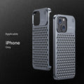 Aluminum Alloy Phone Case For 14 13 Pro Max Plus Hollow Heat Dissipation Anti-fall Full Body Shockproof Phone Cove - 𝓢𝓱𝓸𝓹𝓵𝓮𝓬𝔂