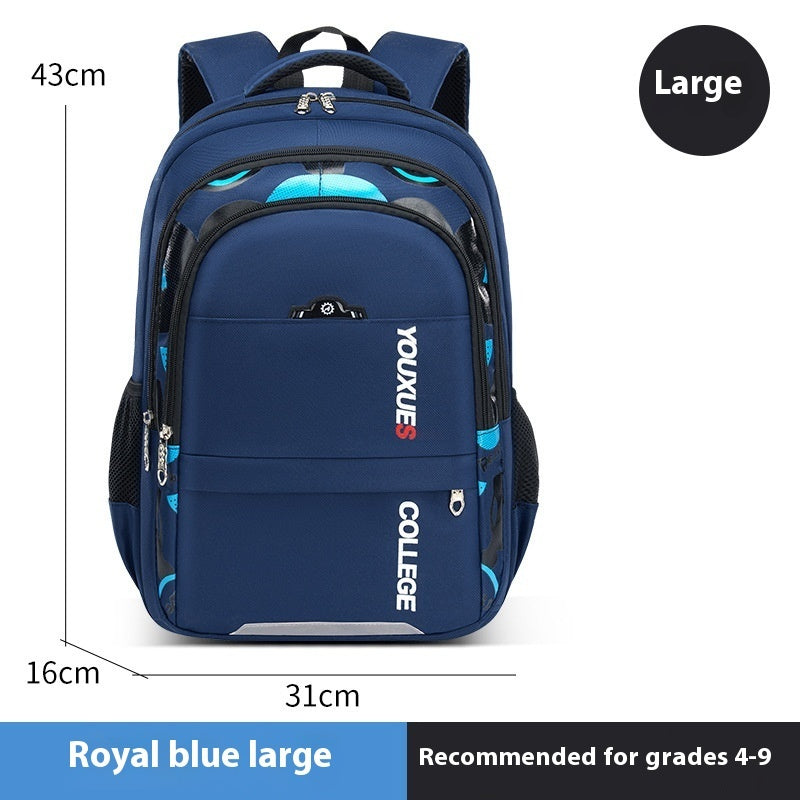 Simple Waterproof Multi-compartment Large Capacity Backpack - 𝓢𝓱𝓸𝓹𝓵𝓮𝓬𝔂