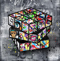 Banksy Graffiti Rubik's Cube Canvas Painting Wall - 𝓢𝓱𝓸𝓹𝓵𝓮𝓬𝔂