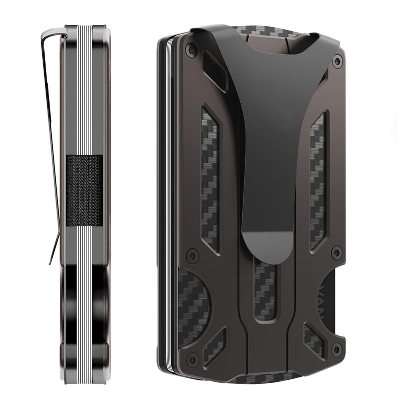 Aluminum Alloy RFID Anti-theft Card Holder Metal Wallet - 𝓢𝓱𝓸𝓹𝓵𝓮𝓬𝔂