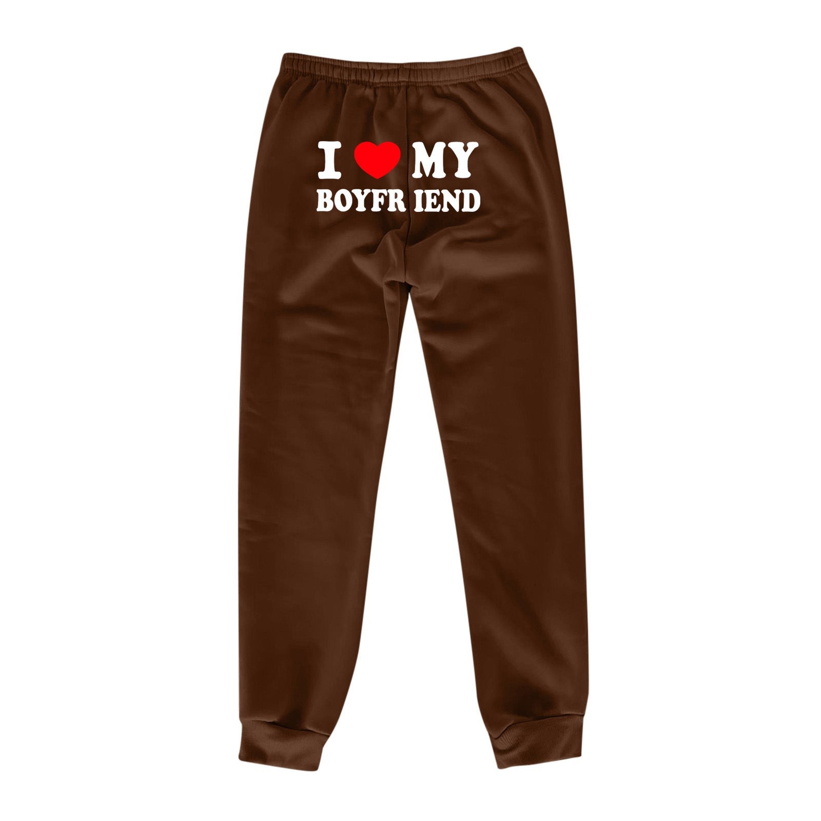 I Love MY BOYFRIEND Printed Trousers Casual Sweatpants Men And Women Sports Pants - 𝓢𝓱𝓸𝓹𝓵𝓮𝓬𝔂