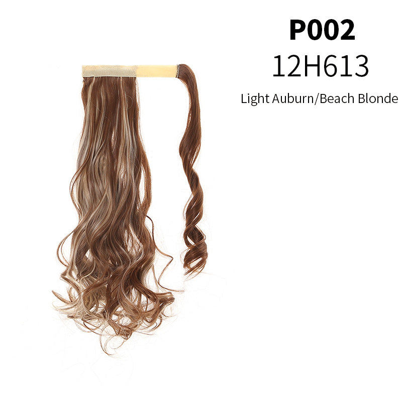 European And American Style Wig Fluffy Natural Ponytail - 𝓢𝓱𝓸𝓹𝓵𝓮𝓬𝔂
