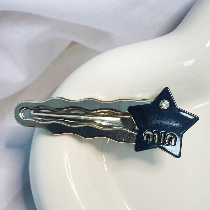 White Love Crystal Duckbill Clip Female Temperament - 𝓢𝓱𝓸𝓹𝓵𝓮𝓬𝔂