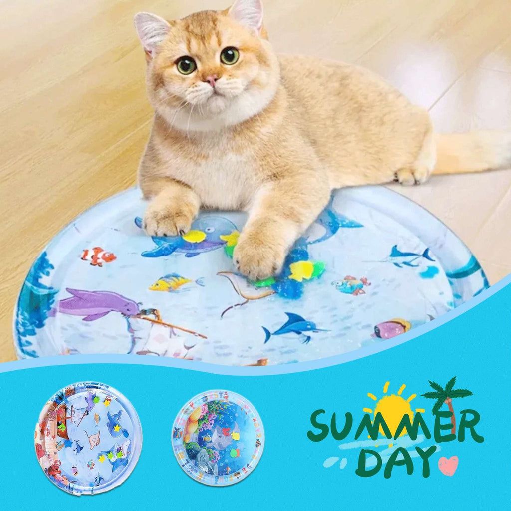 Summer Cooling Pet Water Bed Cushion Ice Pad Dog Sleeping Square Mat For Puppy Dogs Cats Pet Kennel Cool Cold - 𝓢𝓱𝓸𝓹𝓵𝓮𝓬𝔂