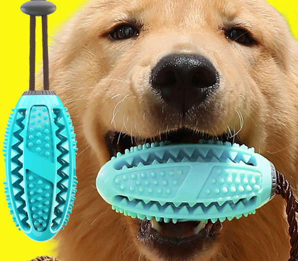 Dog Toys Silicon Suction Cup Tug Interactive Dog Ball Toy For Pet Chew Bite Tooth Cleaning Toothbrush Feeding Pet Supplies - 𝓢𝓱𝓸𝓹𝓵𝓮𝓬𝔂