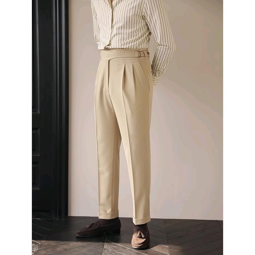 High Waist Slim Fit Business Casual Trousers - 𝓢𝓱𝓸𝓹𝓵𝓮𝓬𝔂