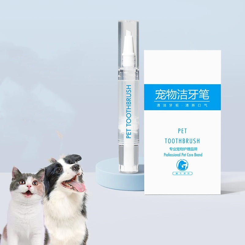 Pet Toothbrush Pen Teeth Cleaning Tools Breath Pet - 𝓢𝓱𝓸𝓹𝓵𝓮𝓬𝔂