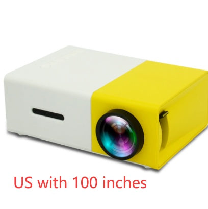 Portable Projector 3D Hd Led Home Theater Cinema HDMI-compatible Usb Audio Projector Yg300 Mini Projector - 𝓢𝓱𝓸𝓹𝓵𝓮𝓬𝔂