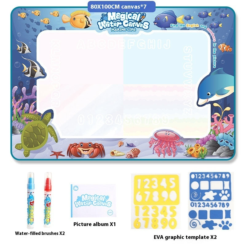 Cloth Toy Clear Water Painting Drawing Board Magic Color Graffiti Blanket Water Picture Book