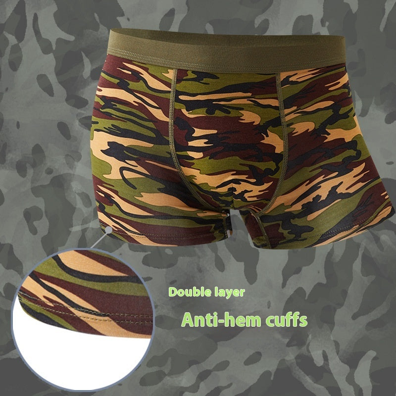 Camouflage Men's Underwear Modal Breathable Boxers Mid-waist Printed Boxers - 𝓢𝓱𝓸𝓹𝓵𝓮𝓬𝔂