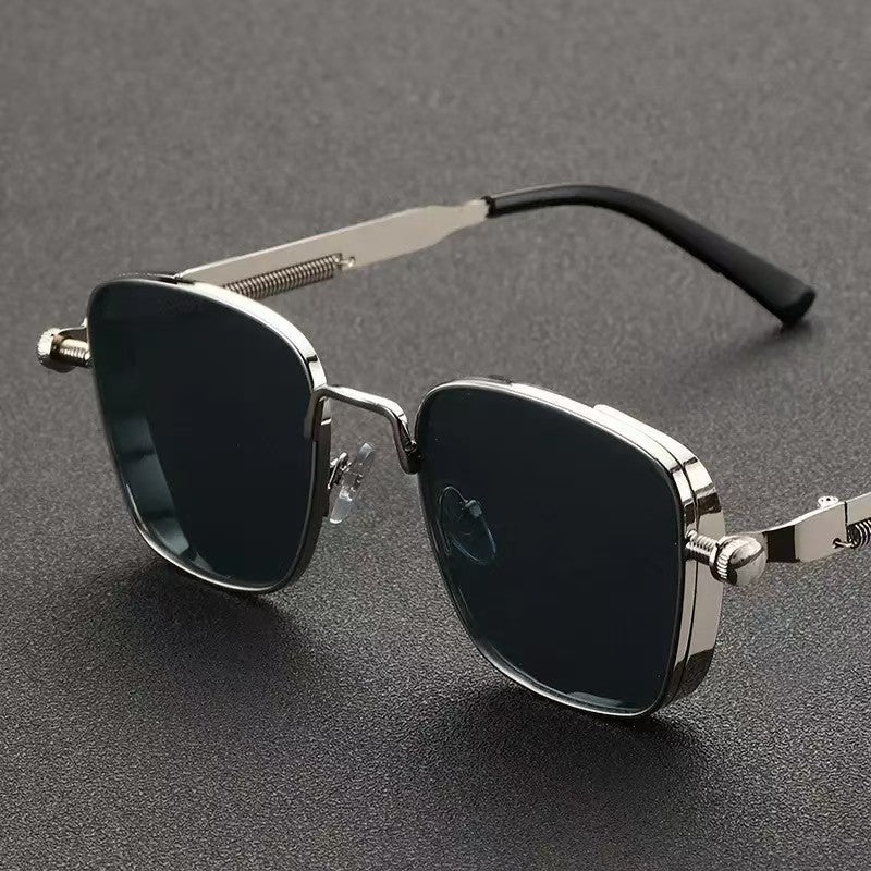 Men's Box Metal Retro UV Sun Glasses - 𝓢𝓱𝓸𝓹𝓵𝓮𝓬𝔂
