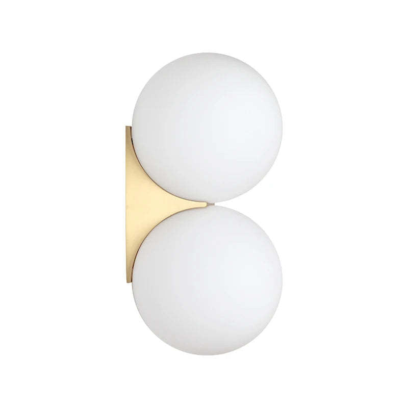 Bedroom Bedside Lamp Simple Glass Ball Wall Lamp - 𝓢𝓱𝓸𝓹𝓵𝓮𝓬𝔂