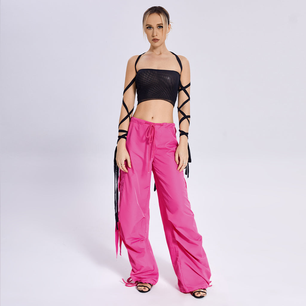 2023 New Style Womens Elastic Cross Arm Solid Color Straps Tank Top Casual Summer Ladies Slim Top - 𝓢𝓱𝓸𝓹𝓵𝓮𝓬𝔂