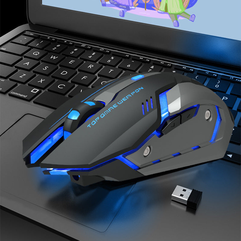 Wireless Charging Silent Gaming Mouse Machinery - 𝓢𝓱𝓸𝓹𝓵𝓮𝓬𝔂