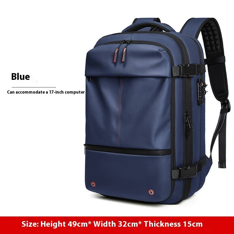 Men's Large-capacity Backpack Dry Wet Separation Anti-theft Package Business Leisure Unisex Backpack - 𝓢𝓱𝓸𝓹𝓵𝓮𝓬𝔂