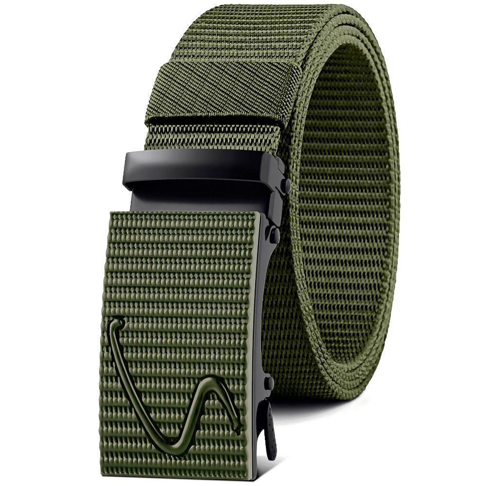 Nylon Waistband Men's Automatic Buckle Outdoor Canvas Belt - 𝓢𝓱𝓸𝓹𝓵𝓮𝓬𝔂