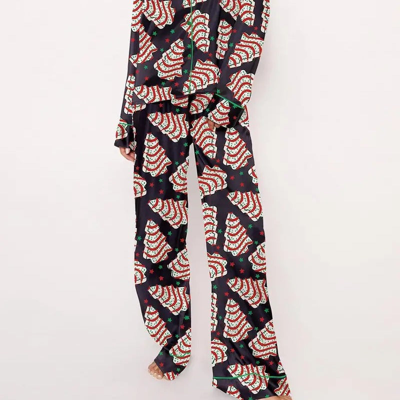 Casual Plus Size Temperament Christmas Tree Printing Suit - 𝓢𝓱𝓸𝓹𝓵𝓮𝓬𝔂