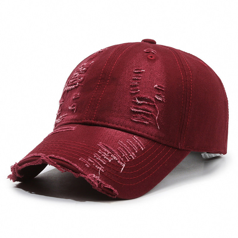 Street Hole Vintage Baseball Cap Men Do The Old Cowboy Washed - 𝓢𝓱𝓸𝓹𝓵𝓮𝓬𝔂