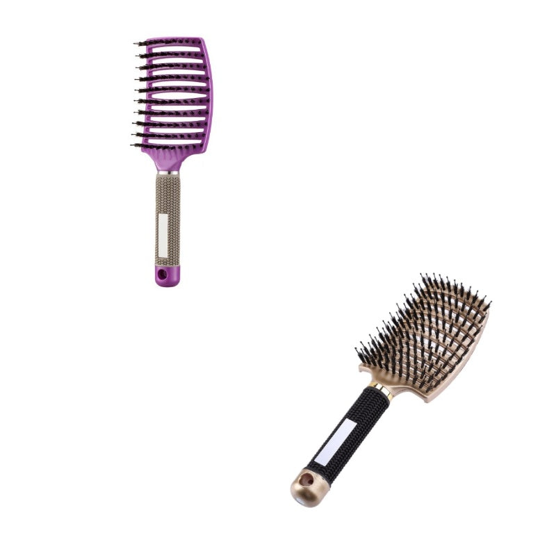 Hairbrush Anti Klit Brushy Haarborstel Women Detangler Hair Brush Bristle Nylon Scalp Massage  Teaser Hair Brush Comb - 𝓢𝓱𝓸𝓹𝓵𝓮𝓬𝔂