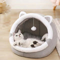 Pet cat litter closed cat litter kennel winter plus velvet - 𝓢𝓱𝓸𝓹𝓵𝓮𝓬𝔂