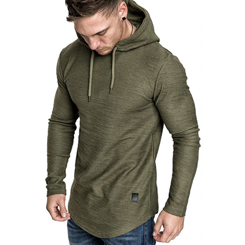 Men Hoodie Sweatshirt Casual Long Sleeve Slim Tops Gym T-shir - 𝓢𝓱𝓸𝓹𝓵𝓮𝓬𝔂