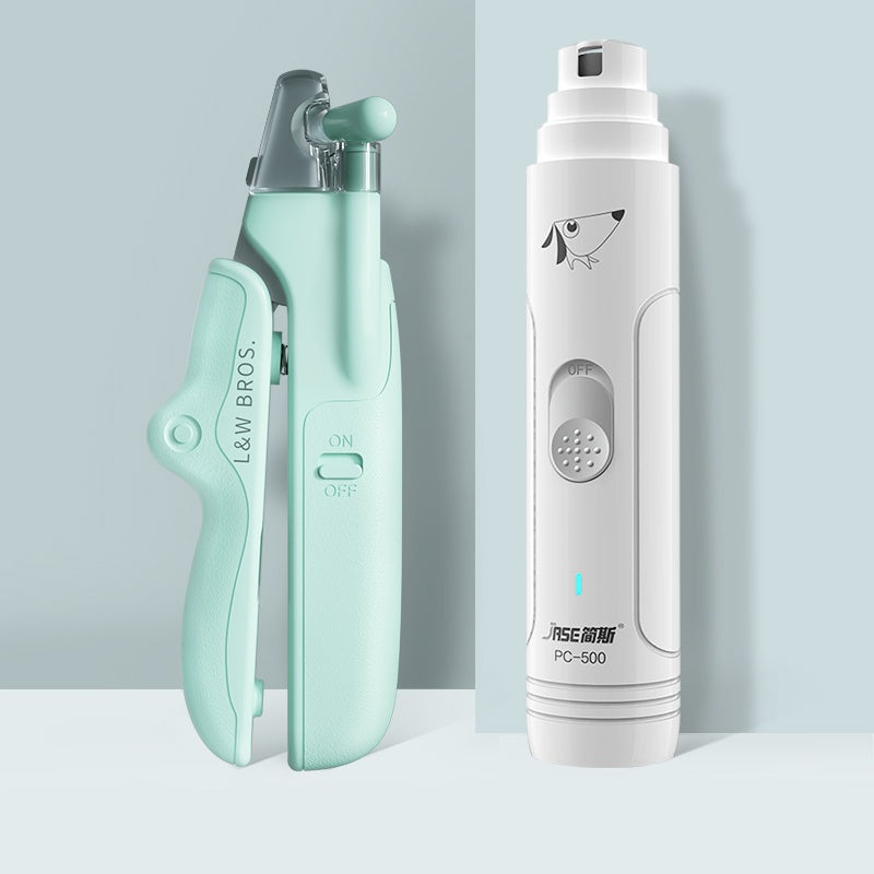 Pet Nail Clippers With LED Light Dogs Cat Nail Scissors Professional Trimmer Tool Care Grooming Supplies - 𝓢𝓱𝓸𝓹𝓵𝓮𝓬𝔂