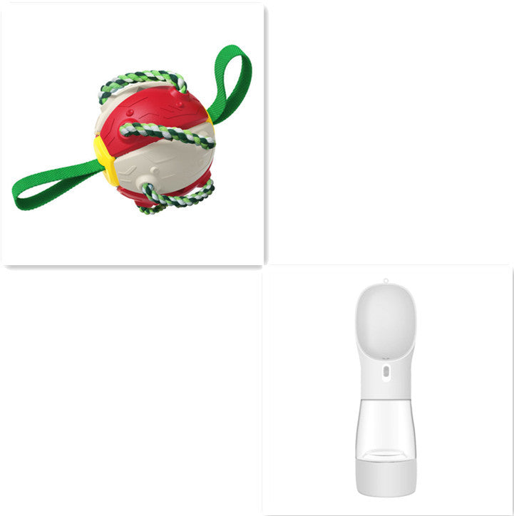 Interactive Dog Football Soccer Ball With Tabs Inflated Training Toy Outdoor Border Collie Balls Pet Products - 𝓢𝓱𝓸𝓹𝓵𝓮𝓬𝔂