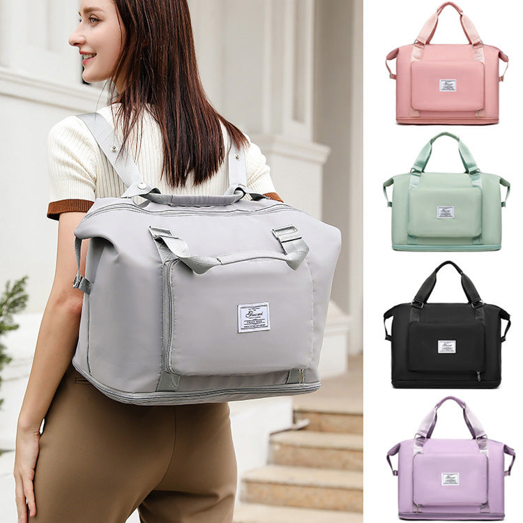 Folding Travel Bags For Backpack Handbag Sholder Bag Gym Fitness Weekender Overnight Women - 𝓢𝓱𝓸𝓹𝓵𝓮𝓬𝔂