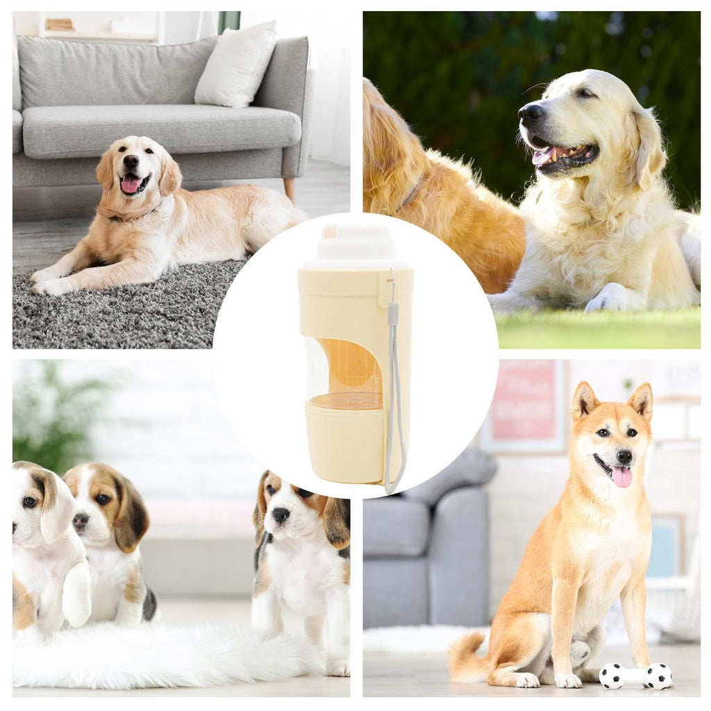 2 In 1 Travel Dog Water Bottle Pet Water Dispenser Feeder Drinking Feeder Dog Outing Water Feeder Pets Outdoor Portable Cup Pet Products - 𝓢𝓱𝓸𝓹𝓵𝓮𝓬𝔂