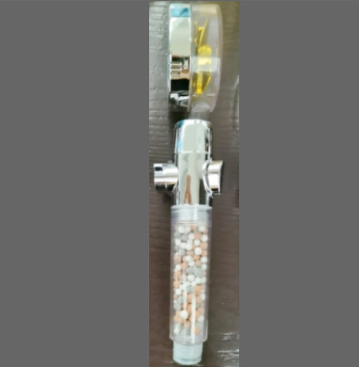 Shower Head Water Saving Flow 360 Degrees Rotating With Small Fan ABS Rain High Pressure Spray Nozzle Bathroom Accessories - 𝓢𝓱𝓸𝓹𝓵𝓮𝓬𝔂