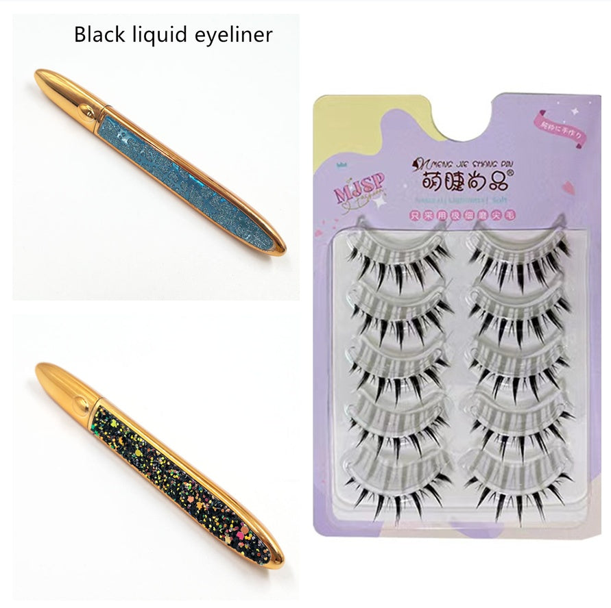 False Eyelashes Self-adhesive Eyeliner Multicolor - 𝓢𝓱𝓸𝓹𝓵𝓮𝓬𝔂