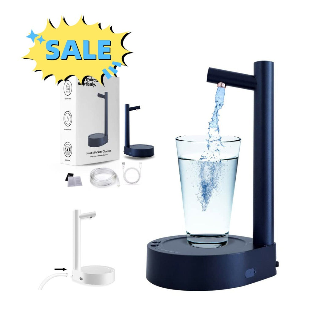 Desk Dispenser Electric Water Gallon Automatic Water Bottle Dispenser Rechargeable Water Dispenser - 𝓢𝓱𝓸𝓹𝓵𝓮𝓬𝔂
