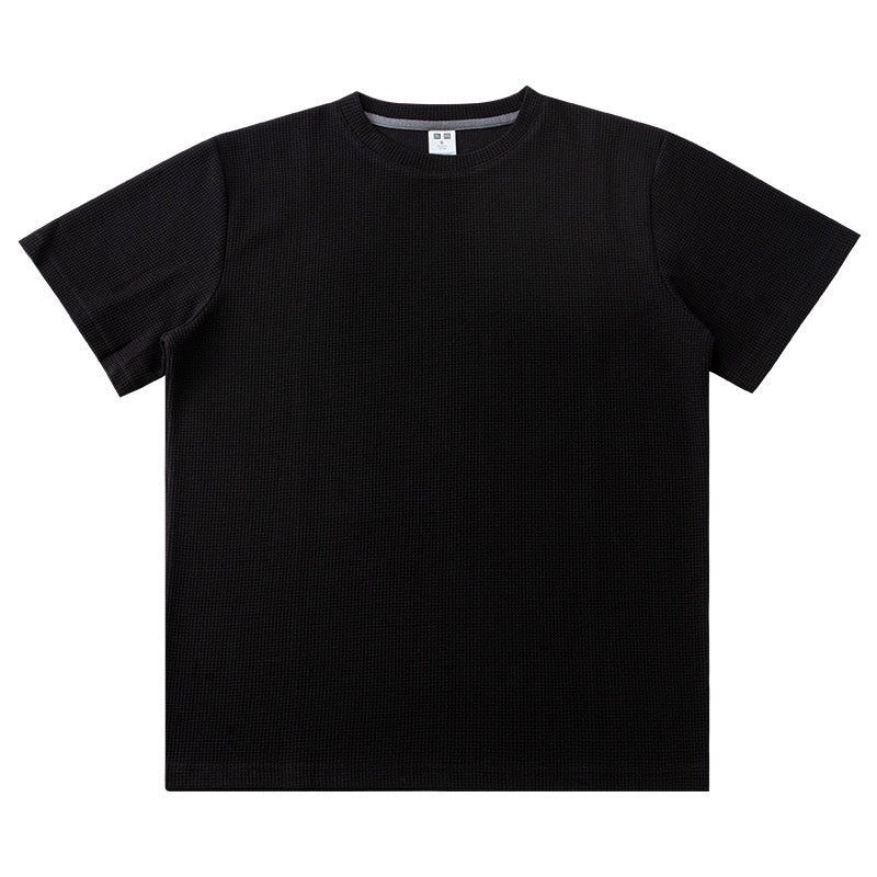 Men Summer Solid Color Round Neck Basic T-Shirts - 𝓢𝓱𝓸𝓹𝓵𝓮𝓬𝔂