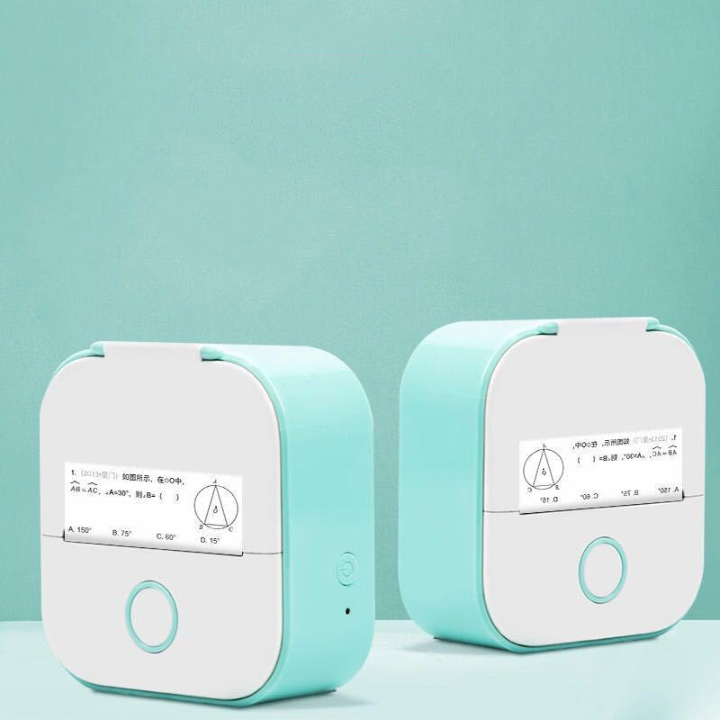 Portable Mini Thermal Label Printer Home Photo Printer Student Wrong Question Printer Bluetooth-compatible Mini Label Printer Price Tag - 𝓢𝓱𝓸𝓹𝓵𝓮𝓬𝔂