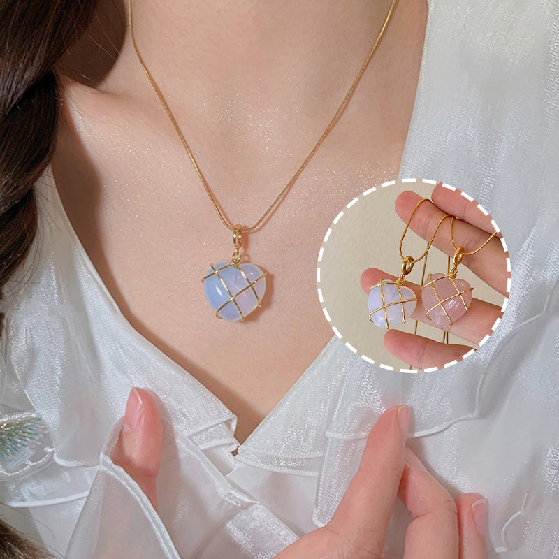 Fashion Moonstone Necklace For Cartoon Princess Love Girl Necklace Novelty Jewelry - 𝓢𝓱𝓸𝓹𝓵𝓮𝓬𝔂