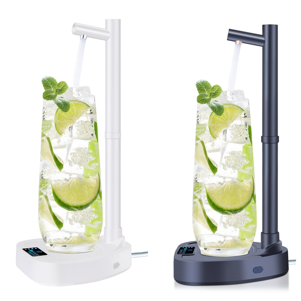 Added Extension Tupe Water Dispenser Automatic Water Bottle Desktop Rechargeable Water Dispenser With Stand - 𝓢𝓱𝓸𝓹𝓵𝓮𝓬𝔂