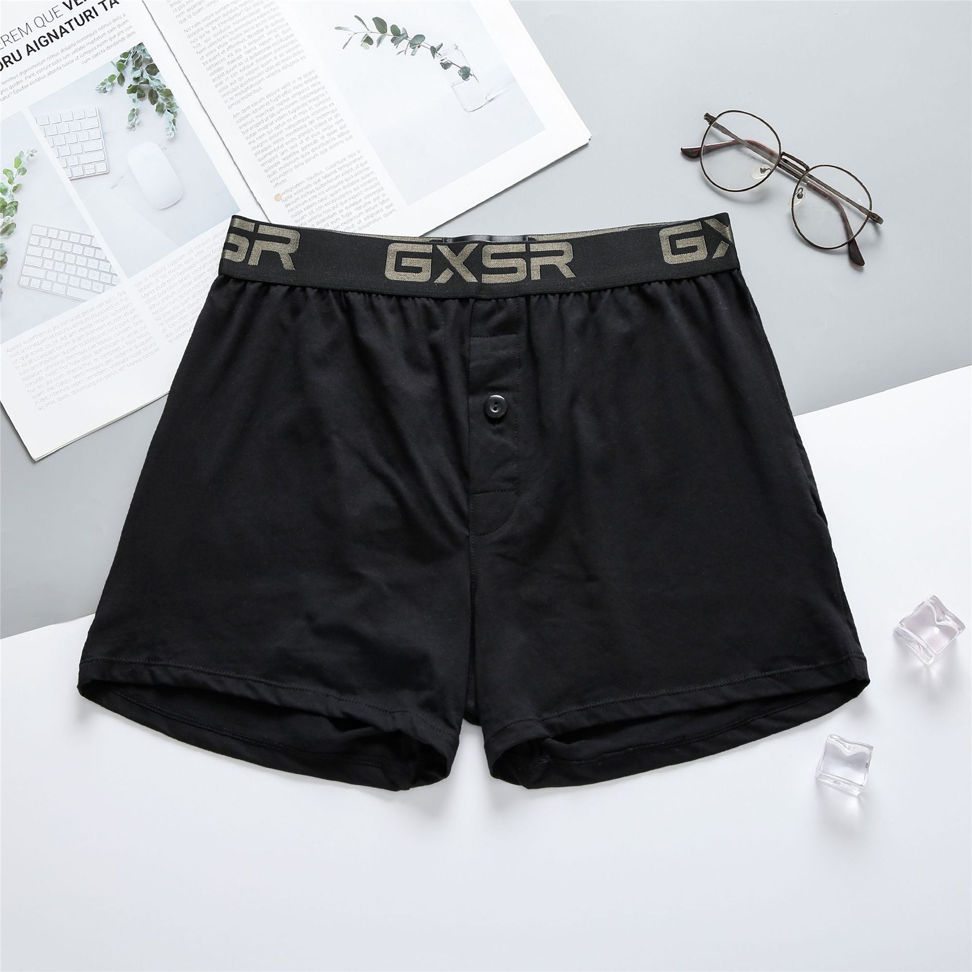 Men's Home Pants Low Waist Pure Cotton Breathable Underwear - 𝓢𝓱𝓸𝓹𝓵𝓮𝓬𝔂