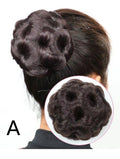 High Temperature Silk Wig Hair Ring, Hair Bun, Nine Flower Ball Head Bridal Costume Plate - 𝓢𝓱𝓸𝓹𝓵𝓮𝓬𝔂