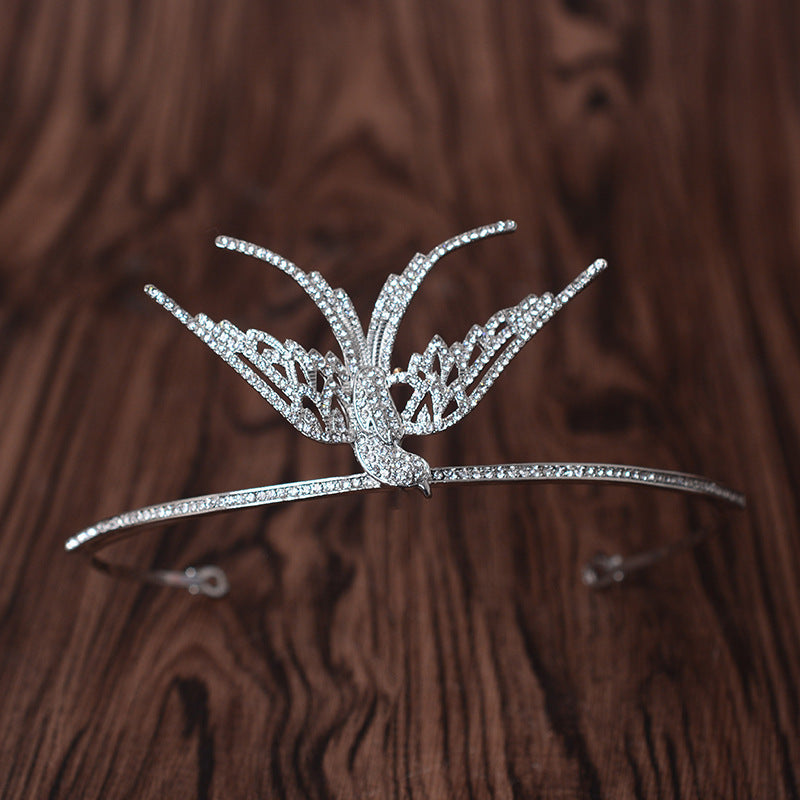 Simple Rhinestone Silver Headband Crown - 𝓢𝓱𝓸𝓹𝓵𝓮𝓬𝔂