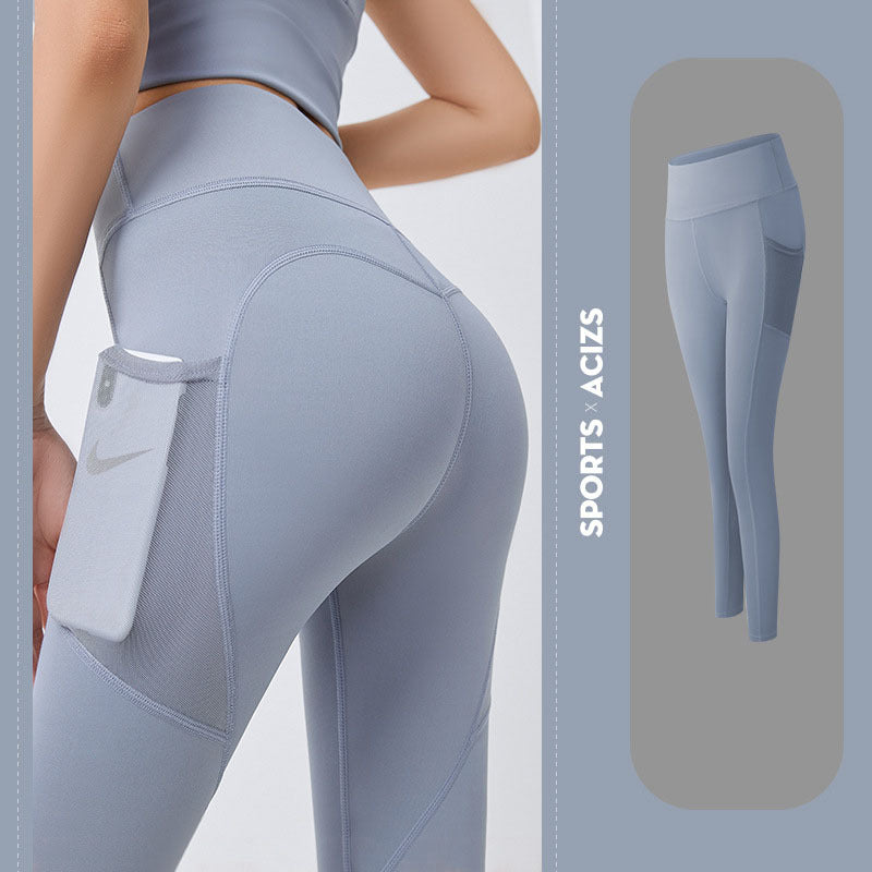 Yoga Pants Women With Pocket Leggings Sport Girl Gym Leggings Women Tummy Control Jogging Tights Female Fitness Pants - 𝓢𝓱𝓸𝓹𝓵𝓮𝓬𝔂