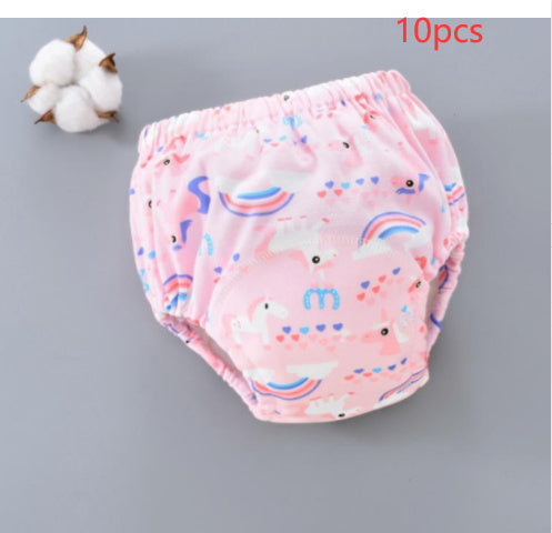 Baby Training Pants Washable 6-layer Gauze Diaper Cover - 𝓢𝓱𝓸𝓹𝓵𝓮𝓬𝔂