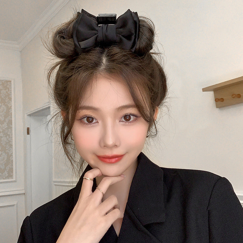 Plain Color XL Bow Ribbon Hair Claw - 𝓢𝓱𝓸𝓹𝓵𝓮𝓬𝔂